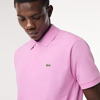 lacoste polo rosa