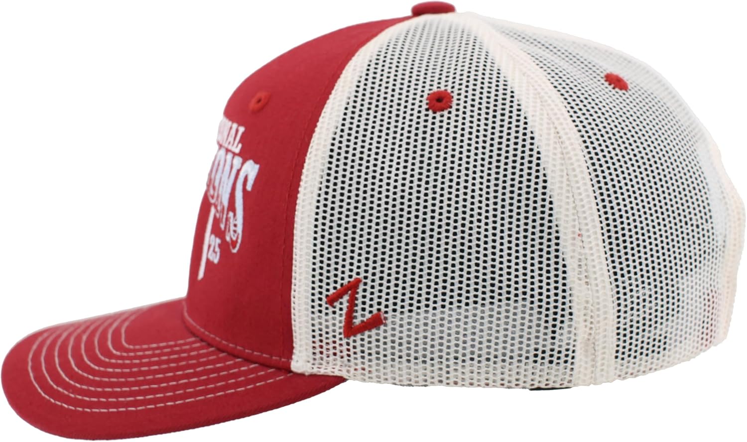Indiana Hoosiers National Champs 2025 Football Adjustable Snapback Hat Dakota Arch Team Color Officially Licensed