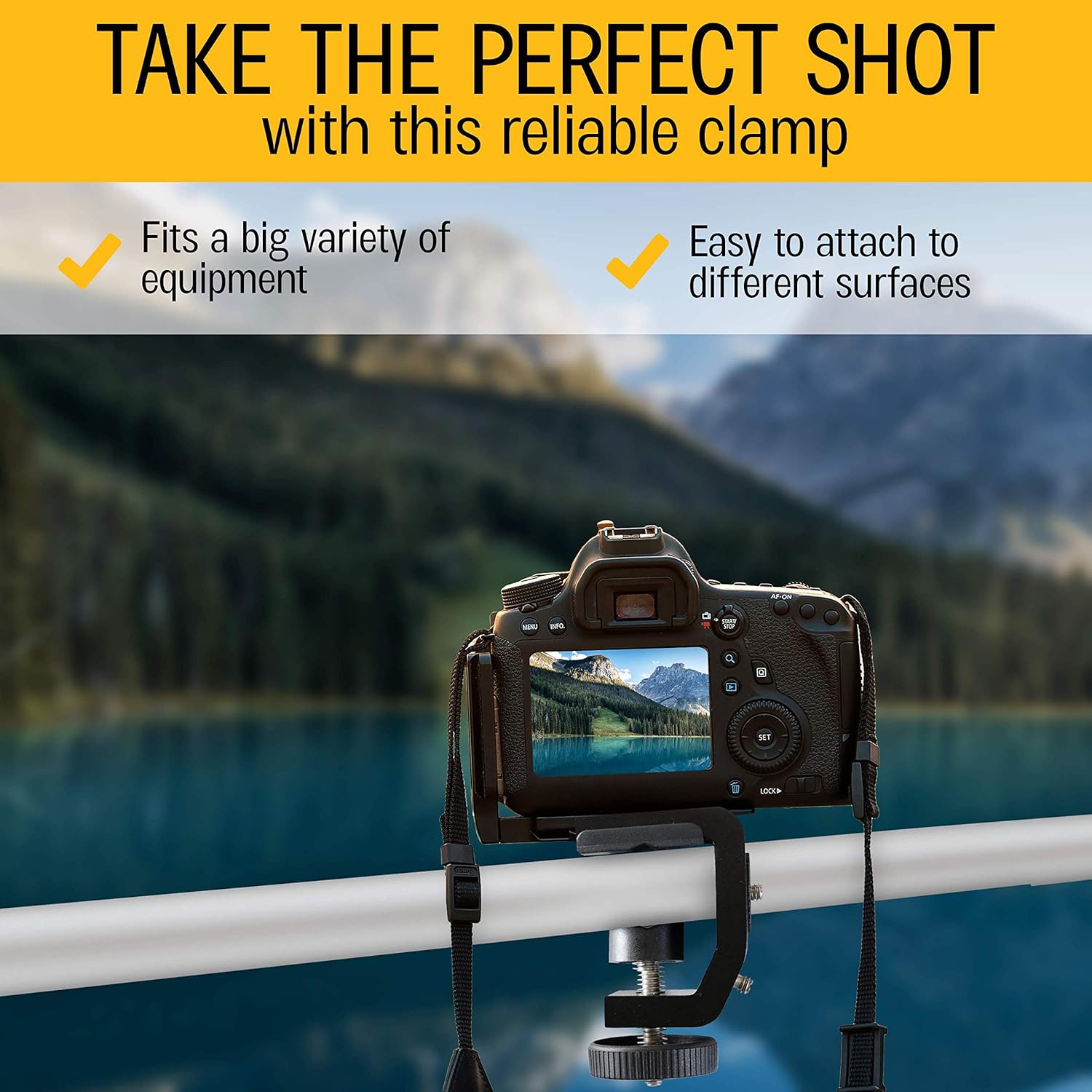 Uр Tо 40% оƒƒ Adjustable Camera Mount Clamp with 1/4 inch Screw Comes with 1/4 to 3/8 inch Thread Adapter, Universal C Table Desk Clamp for Photography Equipment, DSLR, Light, Flash, Microphone Onе-Dау Sаlе: Uр tо 40% оƒƒ Adjustable Camera Mount Clamp with 1/4 inch Screw Comes with 1/4 to 3/8 inch Thread Adapter, Universal C Table Desk Clamp for Photography Equipment, DSLR, Light, Flash, Microphone