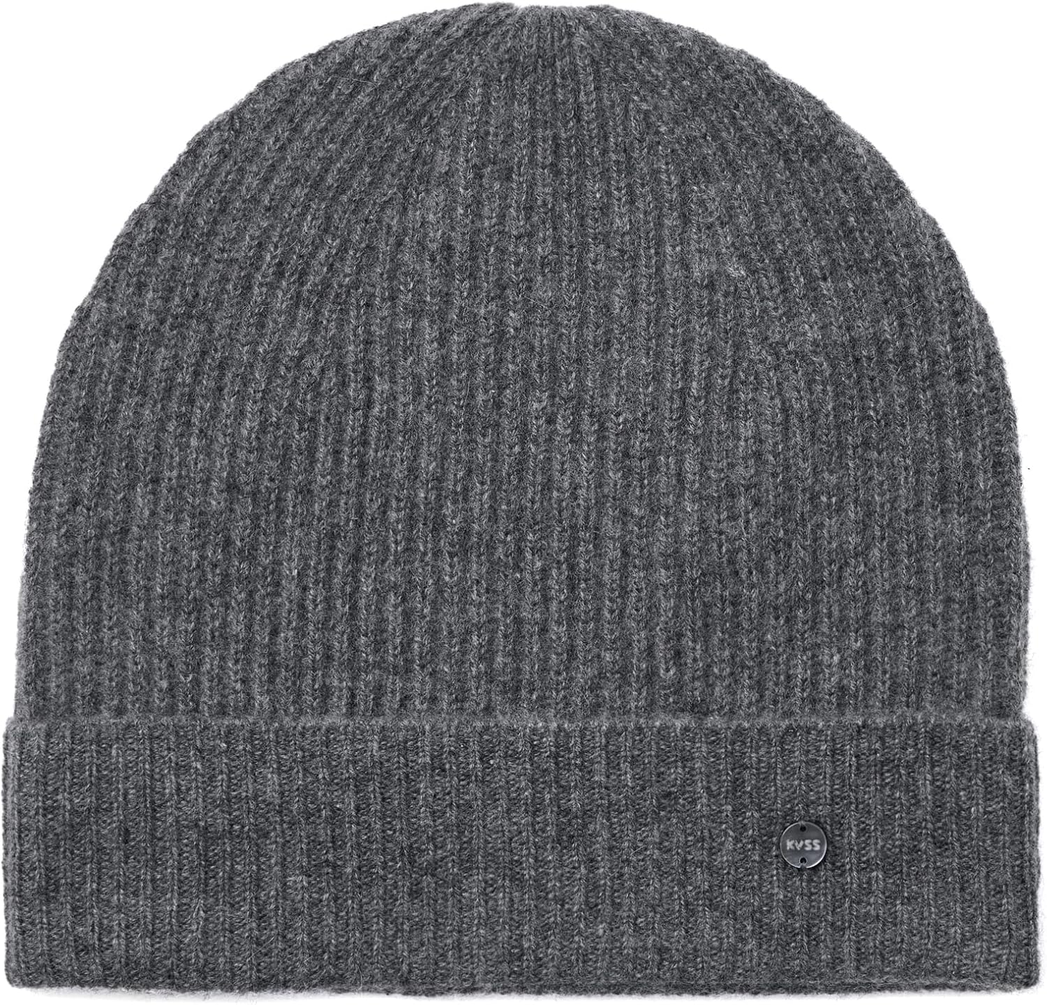 KVSS 100% Pure Cashmere Beanie for Women & Men Cuff Knit Winter Hat | Luxury from Inner Mongolia