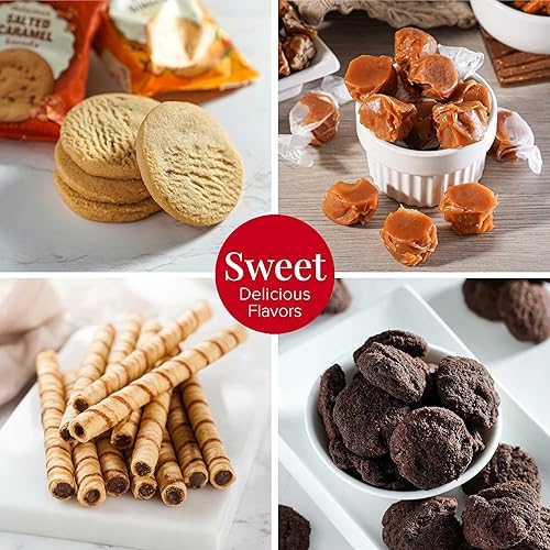 Miniatura 4 de Broadway Basketeers Cesta de regalo de aperitivos y dulces navideños – Cesta de Navidad para familias, hombres, mujeres, corporativos y amigos –