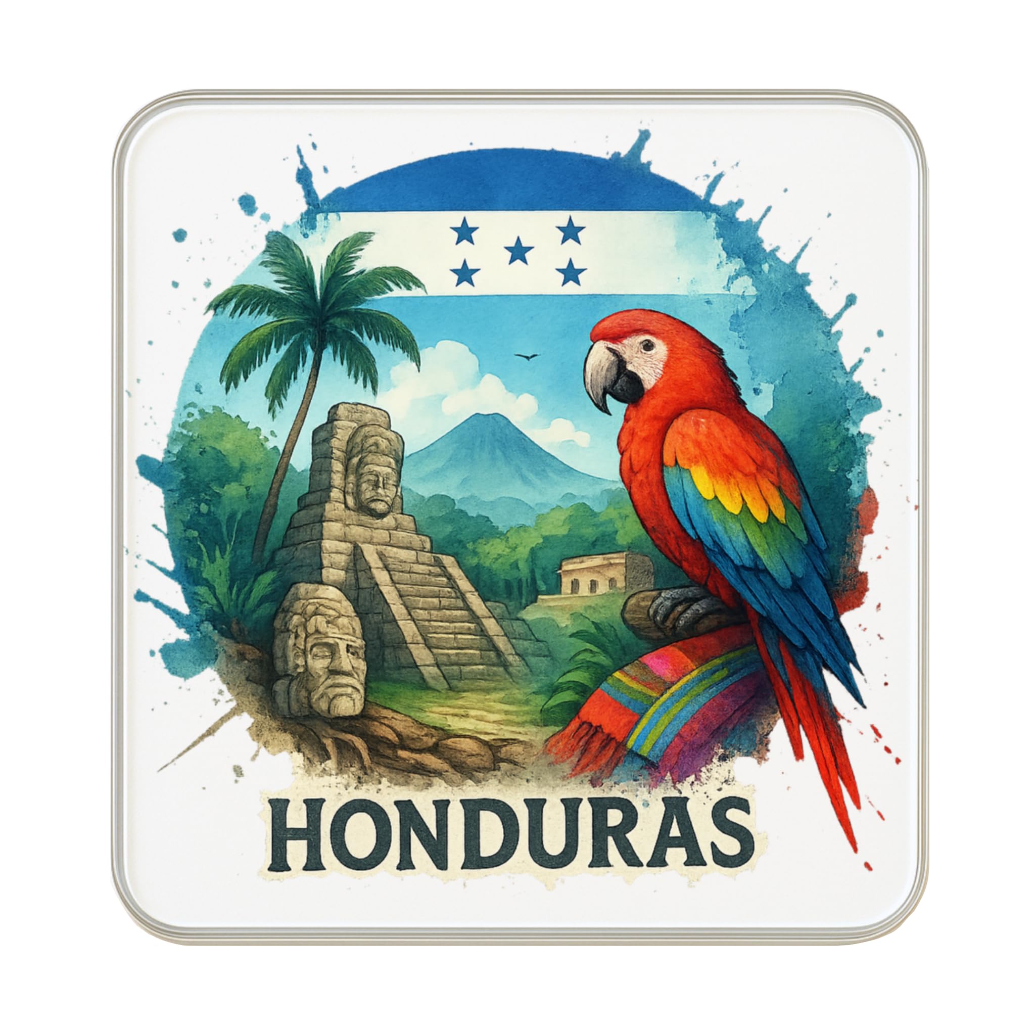 Aimant de réfrigérateur Honduras magnet de collection aux finitions soignées