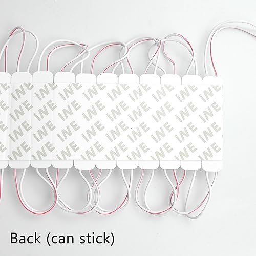 Miniatura 5 de Luces de módulo LED de 1.5W 12V para tienda comercial, 20 módulos impermeables, luces decorativas de negocios para publicidad de letreros LED (azul)