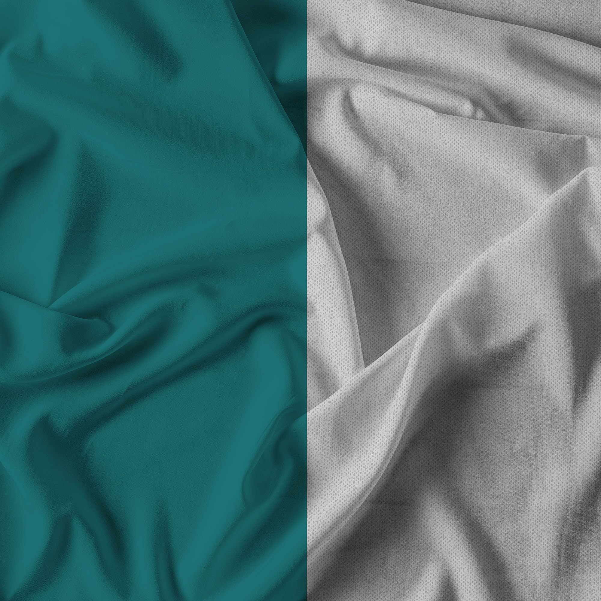 Trend Chic 100% Cotton Bed Set, Made in Italy, Double Bed, Bottle Green, King single - Image 3