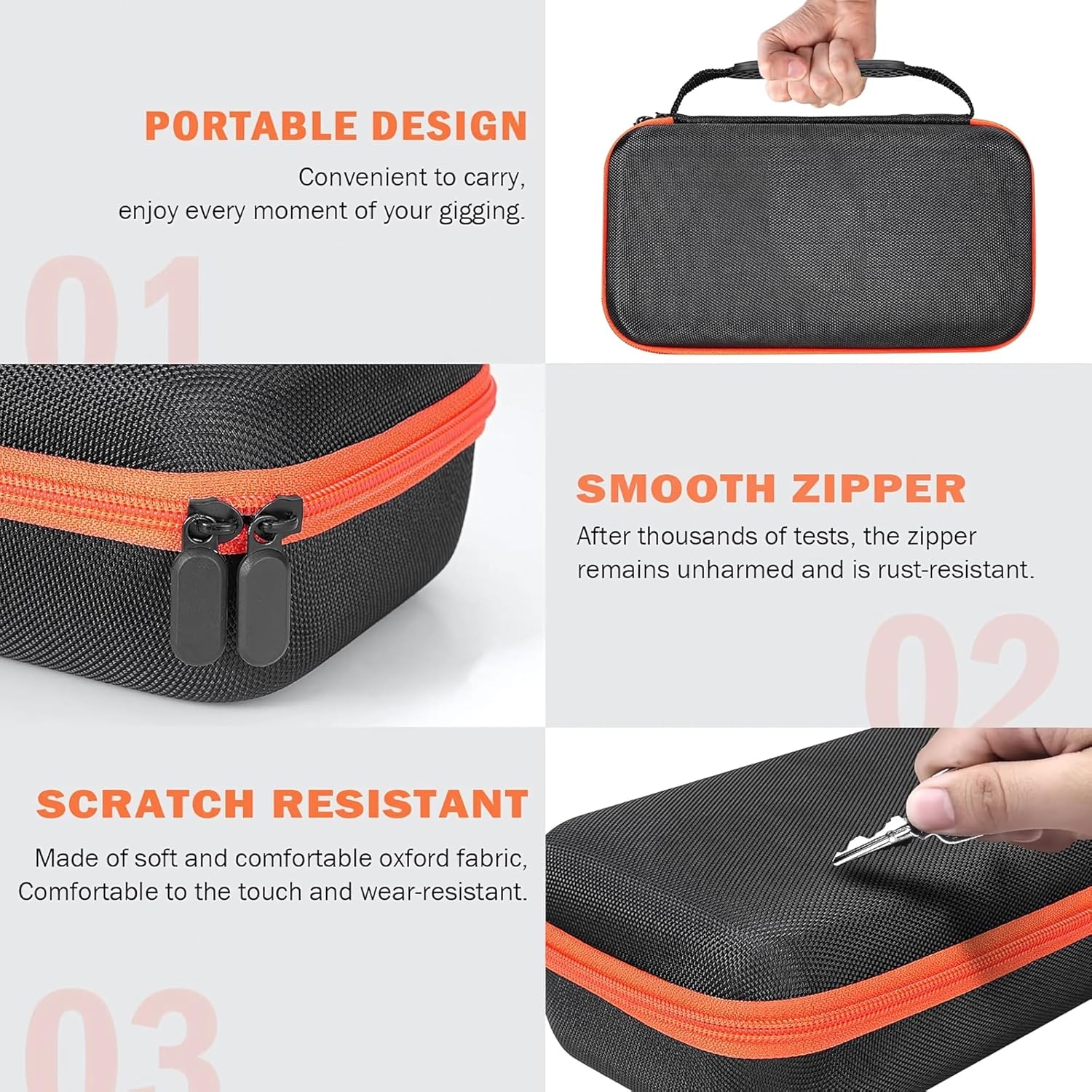 Wireless Microphone Case - Compatible with JBL Wireless Two Microphone System - Handheld Dual Mic Travel Bag for Singing & Karaoke | Waterproof & Dirt Resistant - Black (Box Only)