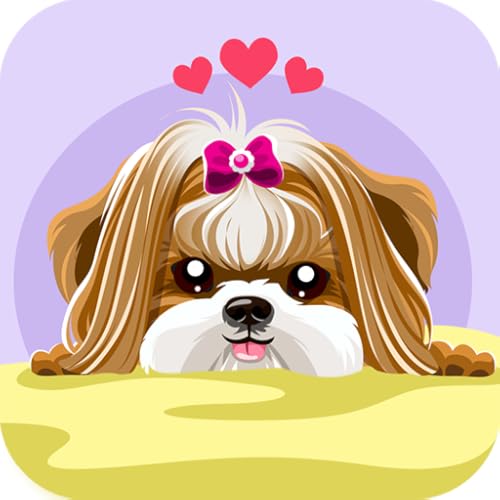 Shih Tzu Dog Sticker Emojis - Gif Animated Keyboard App