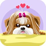 Shih Tzu Dog Sticker Emojis - Gif Animated Keyboard App