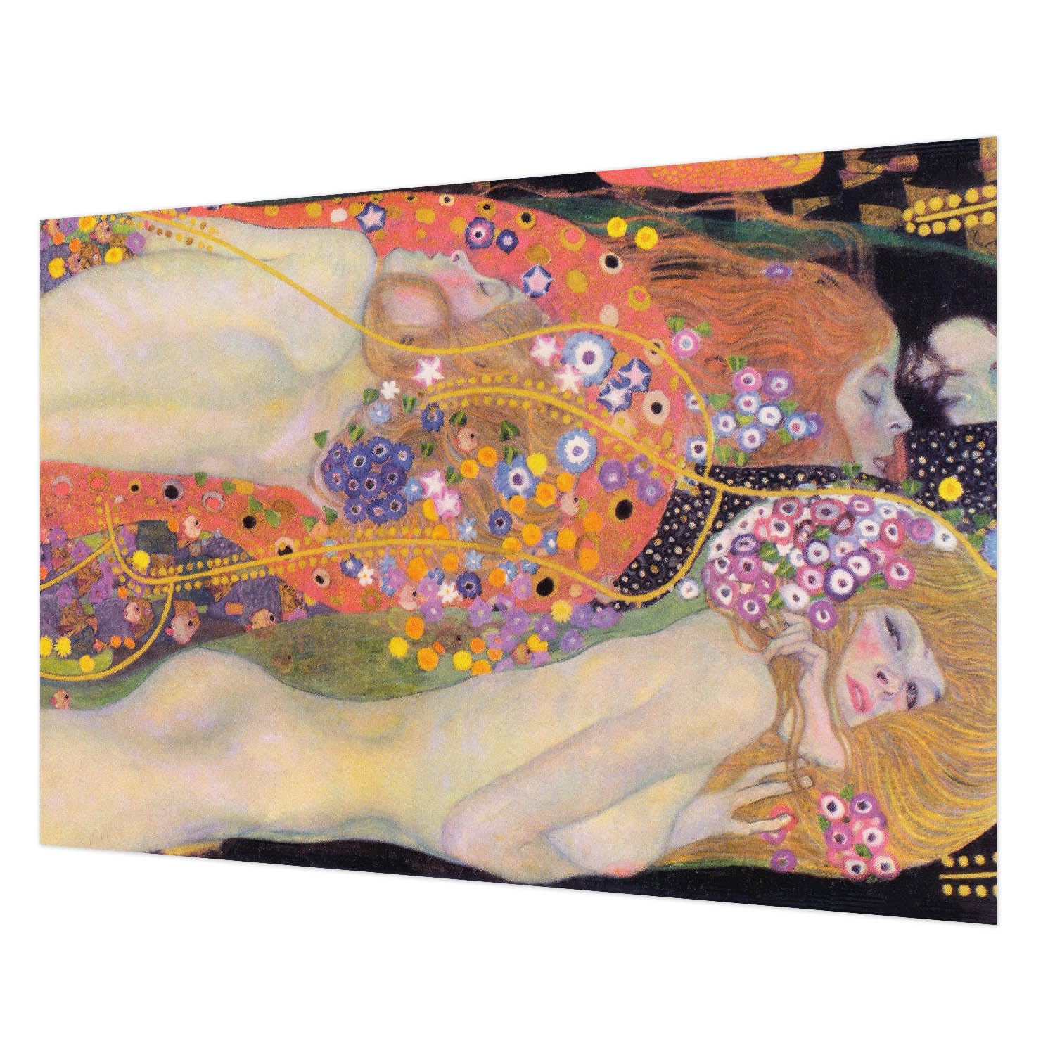 Tapisserie intissée 208x146 cm à motif floral pour décoration murale de salon