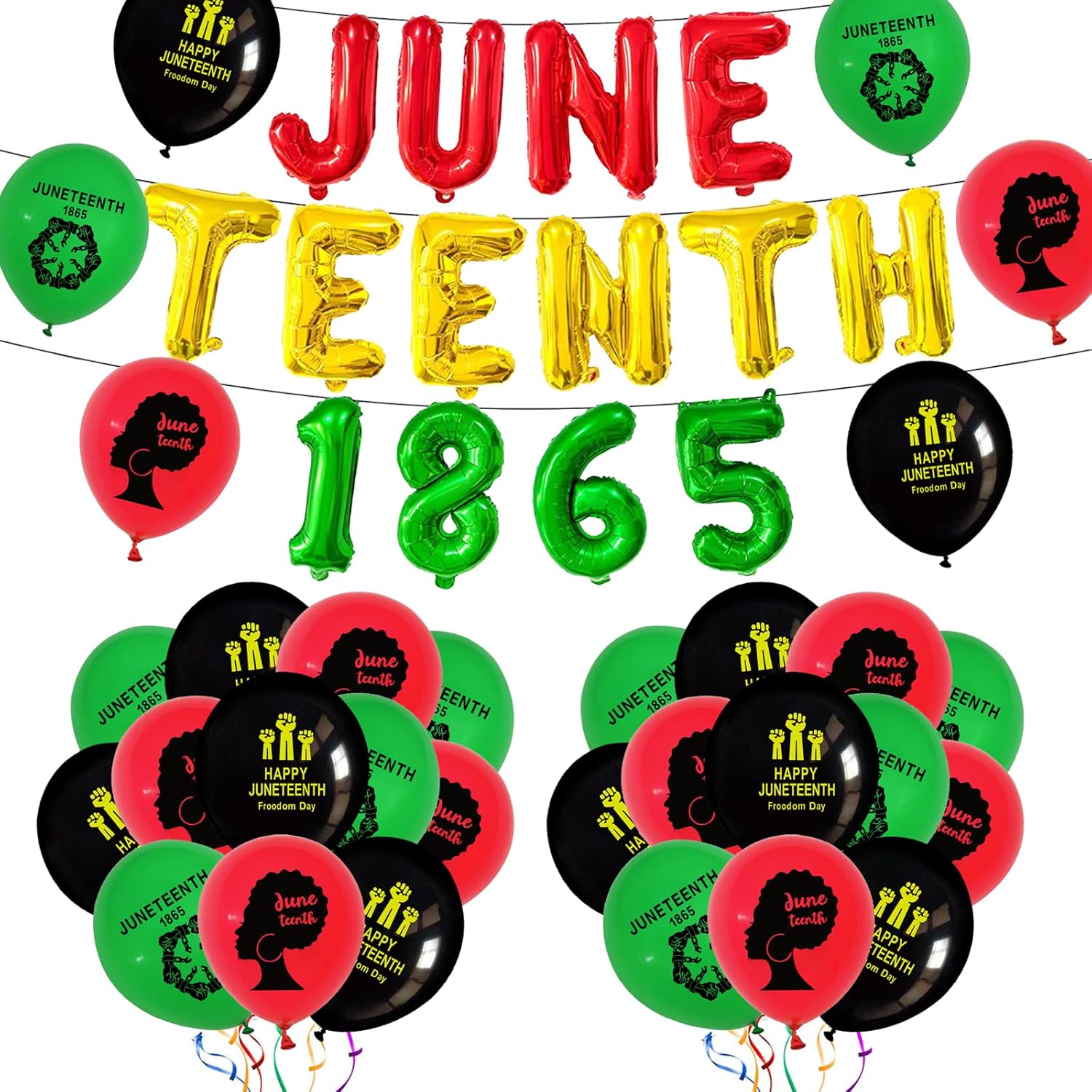 Party Decorations Happy Balloons Africa American