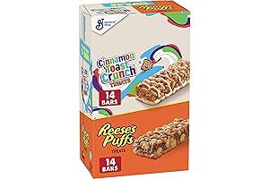 Reese's Puffs Cinnamon Toast Crunch Cereal Treat Bars Variety Pack