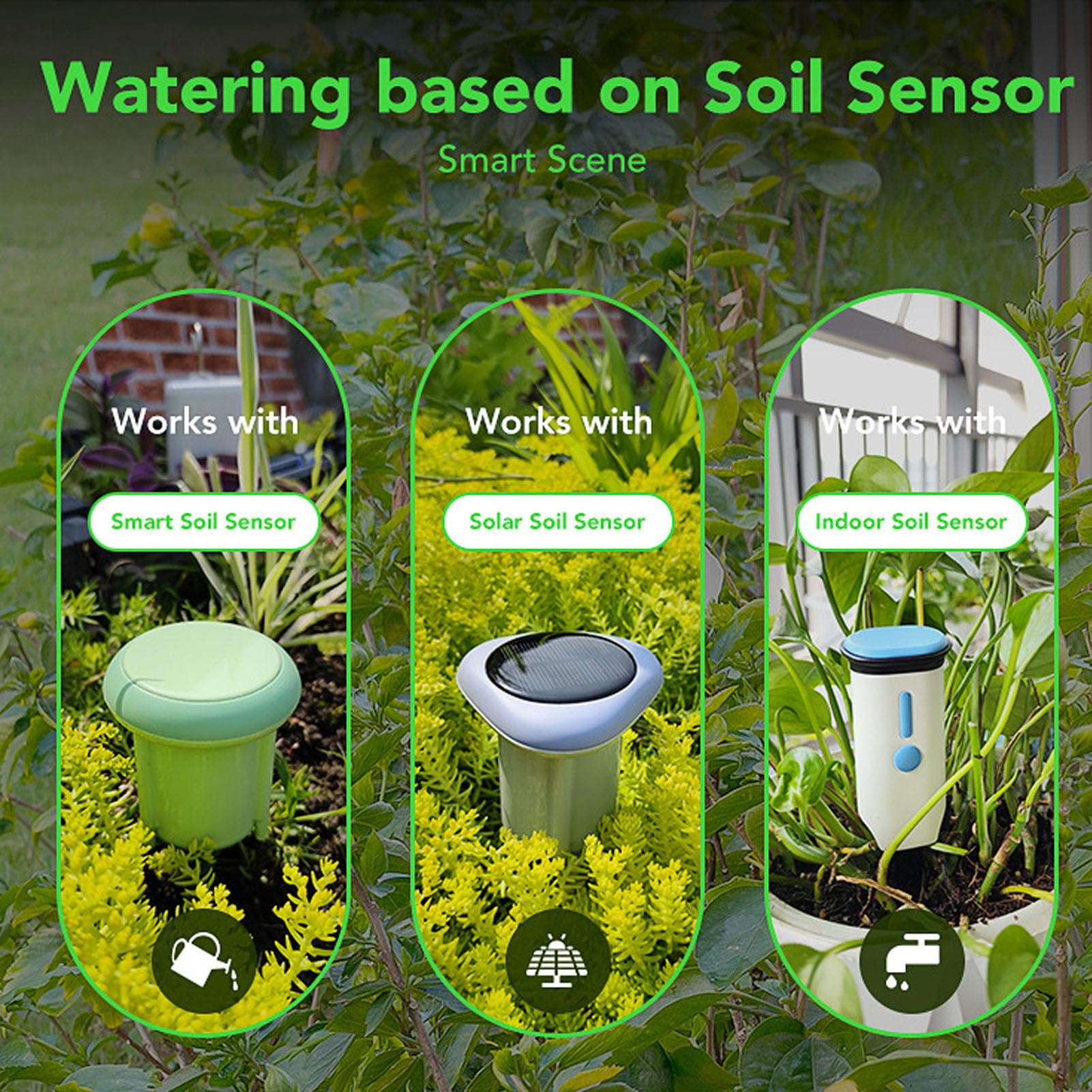 Fabater Kit di Irrigazione a Goccia WiFi Intelligente per 4 Piante in Vaso di Approvvigionamento Idrico Automatico per Balcone Interno, Avviso di Carenza D'acqua, Controllo Remoto delle App,