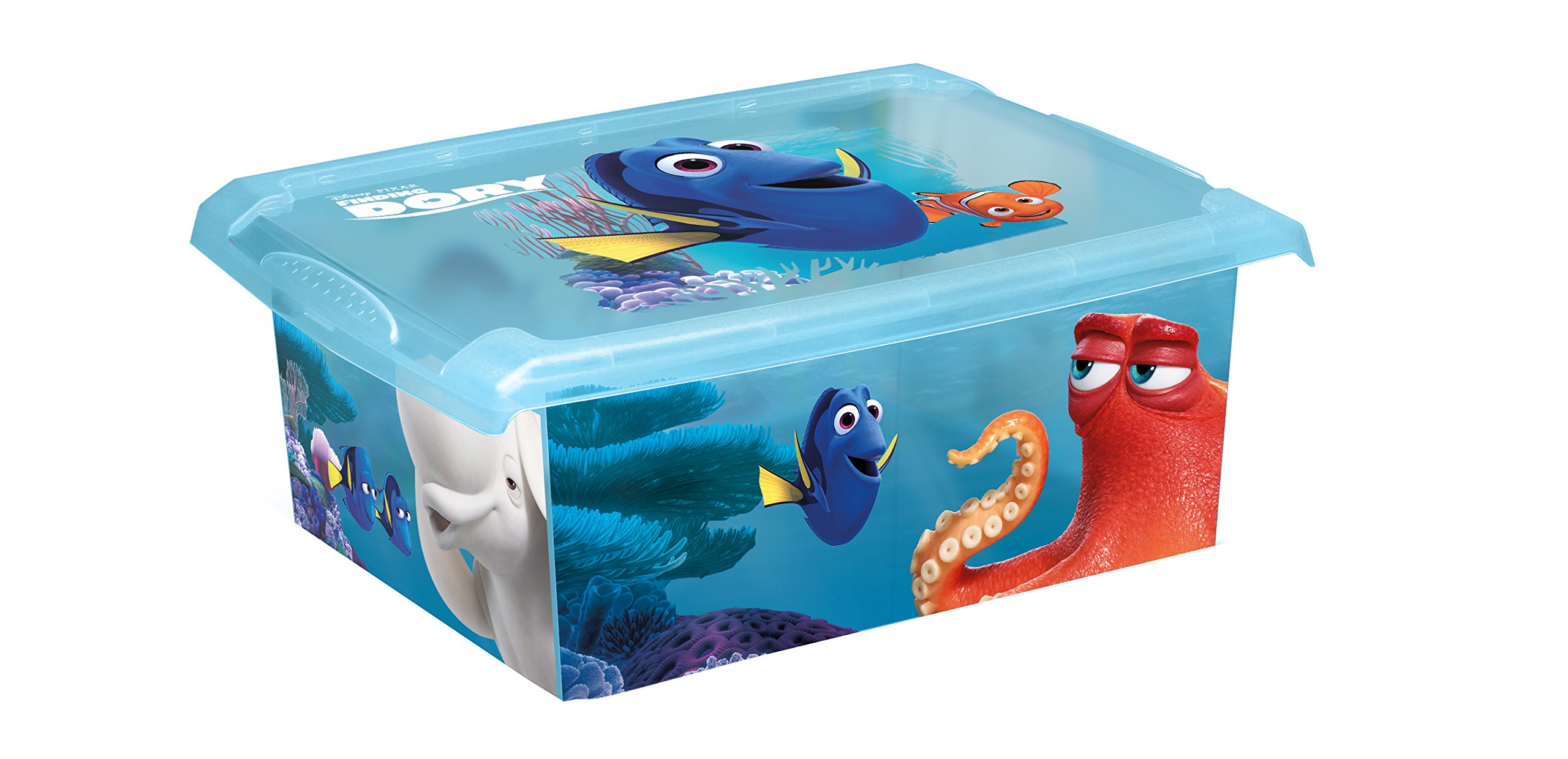 keeeperDeco-Box-Finding Dory, ice blue (transparent), 39 x 29 x 14 cm, K2729-638, Piece of 1