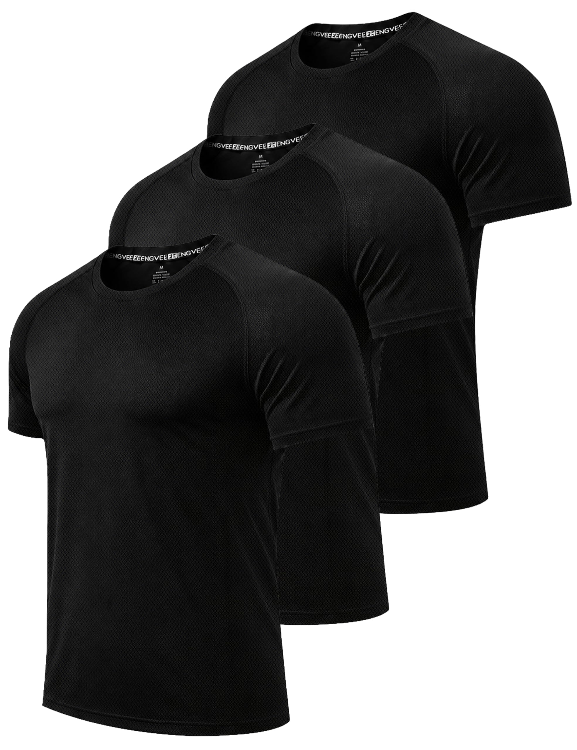 3er Pack Sport Tshirts Funktionsshirt Herren Sportshirt Herren Kurzarm Schnelltrocknend Atmungsaktive Trainingsshirt Men Gym Shirt