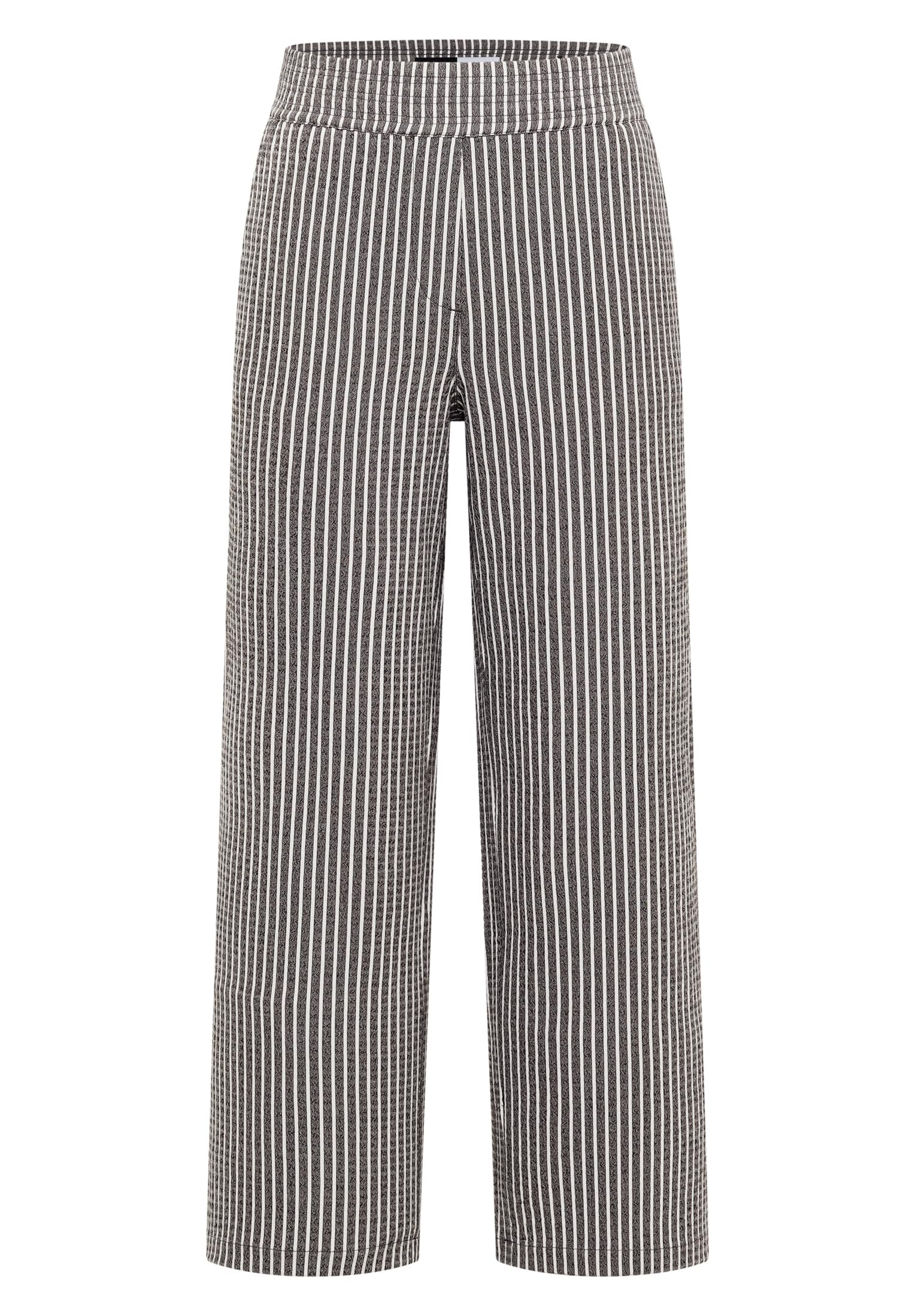 Cecil Damen Wide Leg Hose in Seersucker-Qualität 3818745
