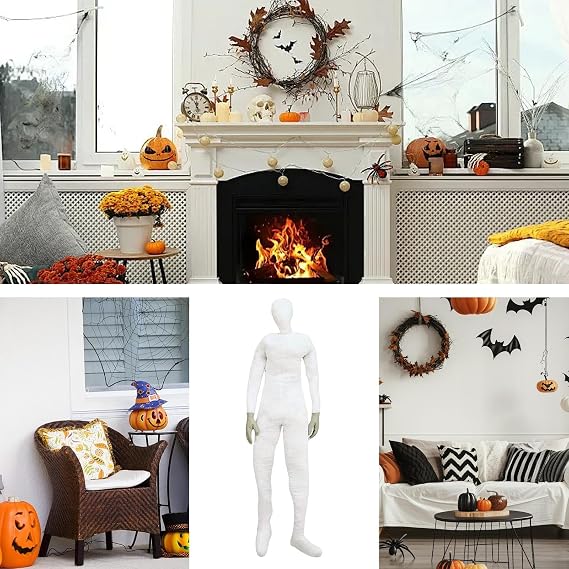 Halloween Mannequin Full Size Creepy Poseable Scary Horror Role Play