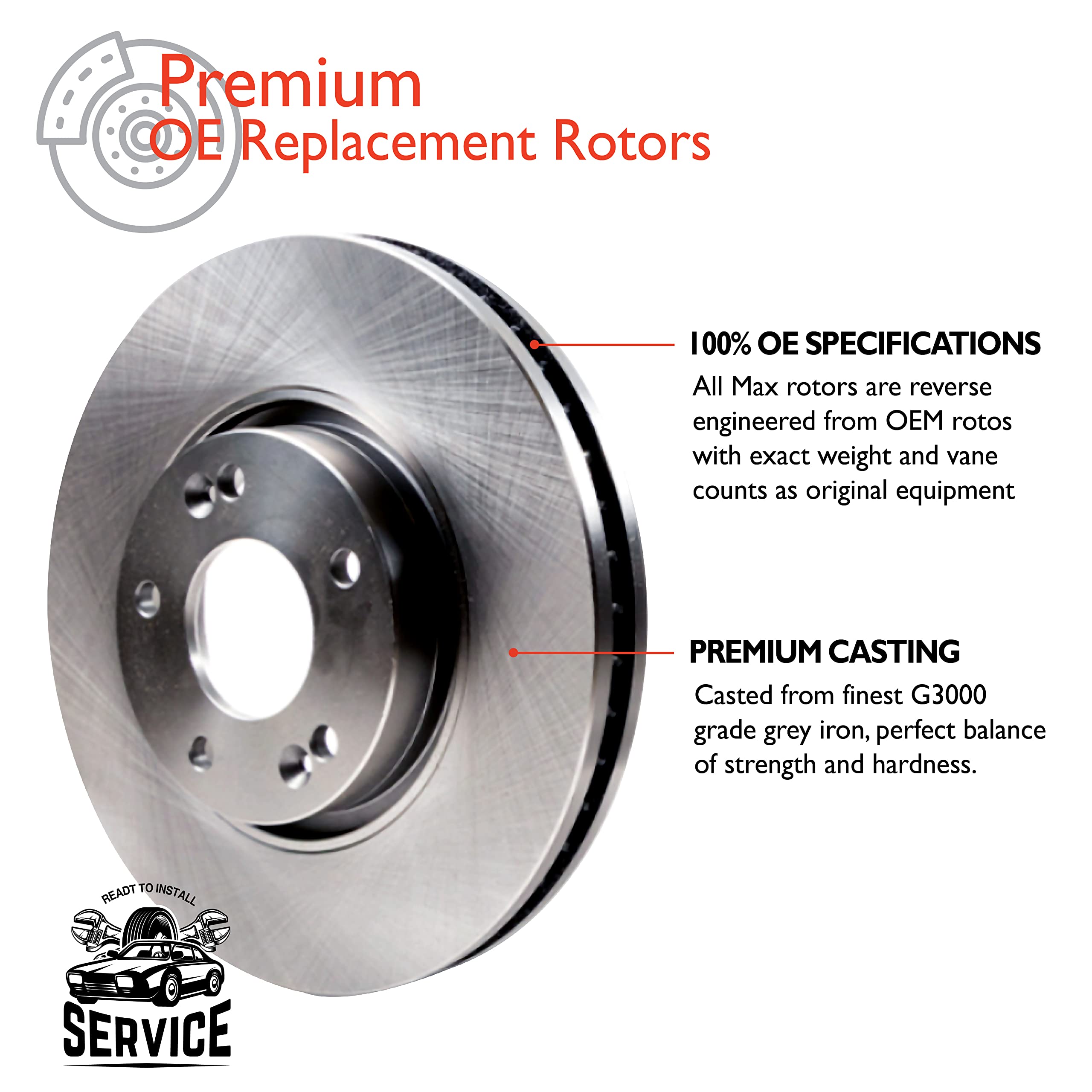 Combo Disques et plaquettes de freins avant pour Dodge RAM 1500 2e qualité