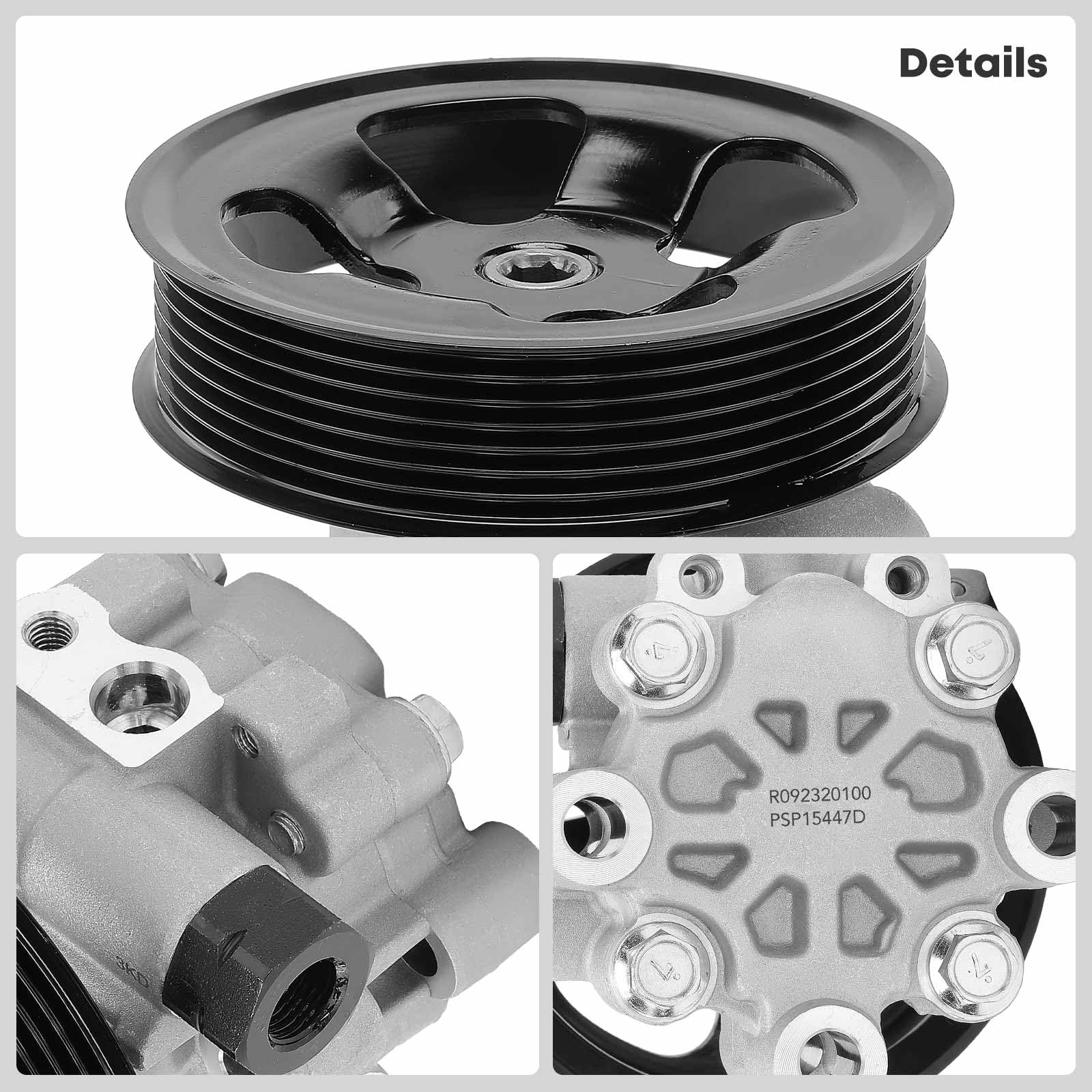 ECCPP Power Steering Pump Replacement For 2007-2009 Lexus RX350 & 2005-2015 Toyota Tacoma | 21-5447 Fit