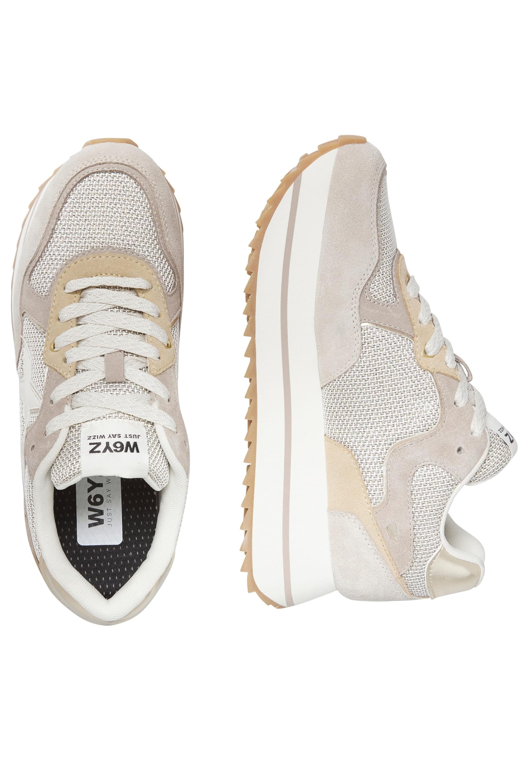 w6yz Zapatillas Deportivas de Tejido técnico y Ante