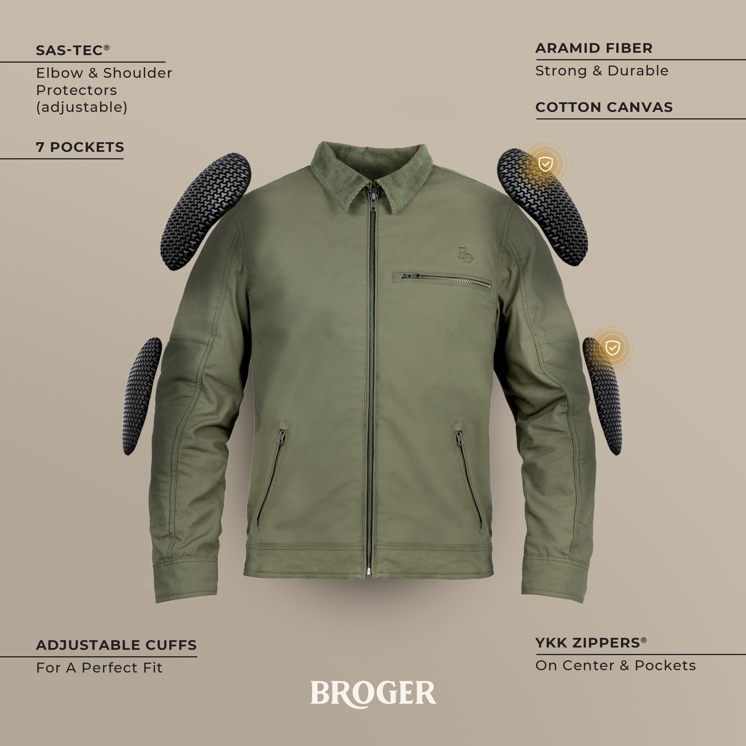 BROGER Kurtka motocyklowa Mężczyźni Montana Jacket