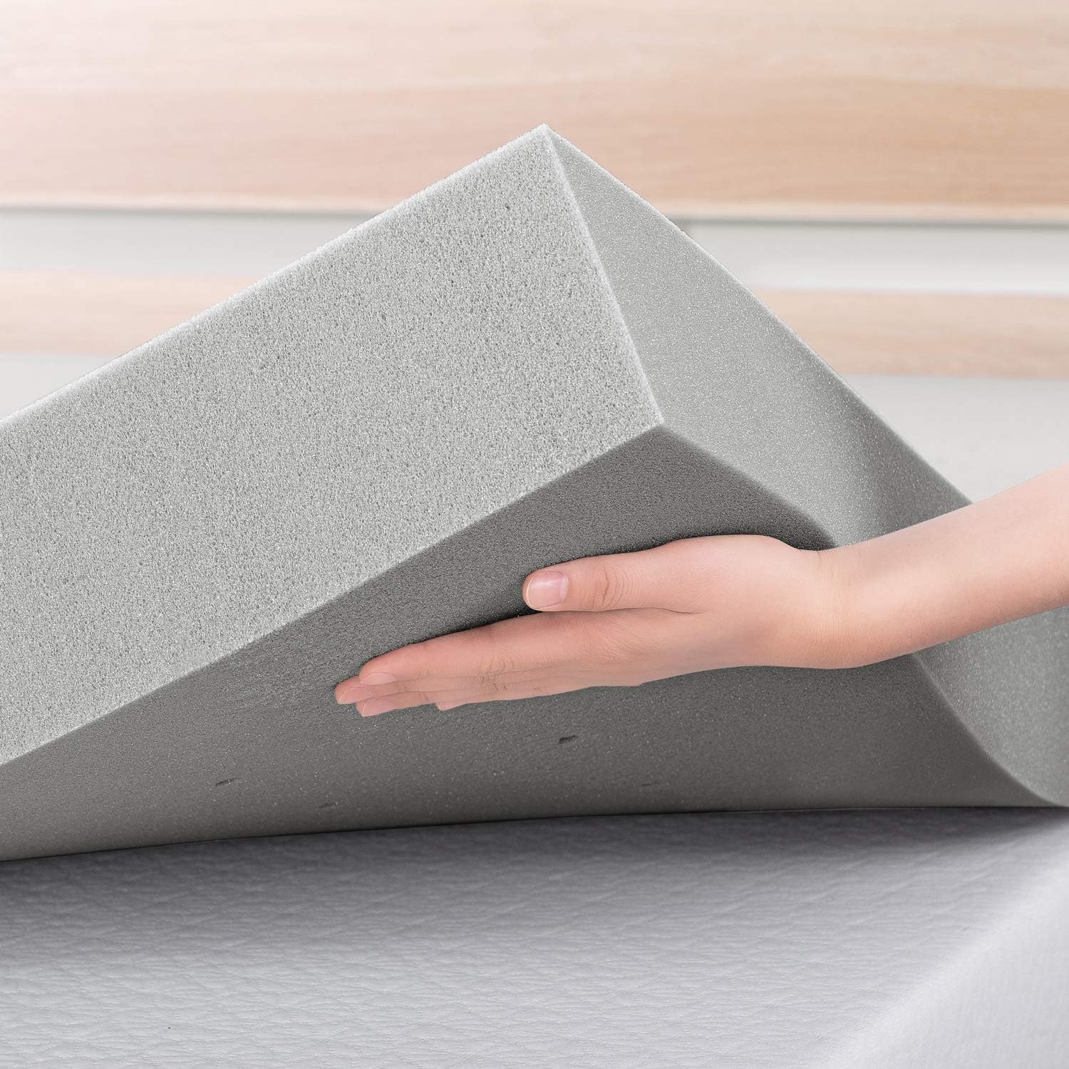 Best Price Mattress 4 Inch Ventilated Memory Foam Mattress Topper with Plant-based Infusion, King