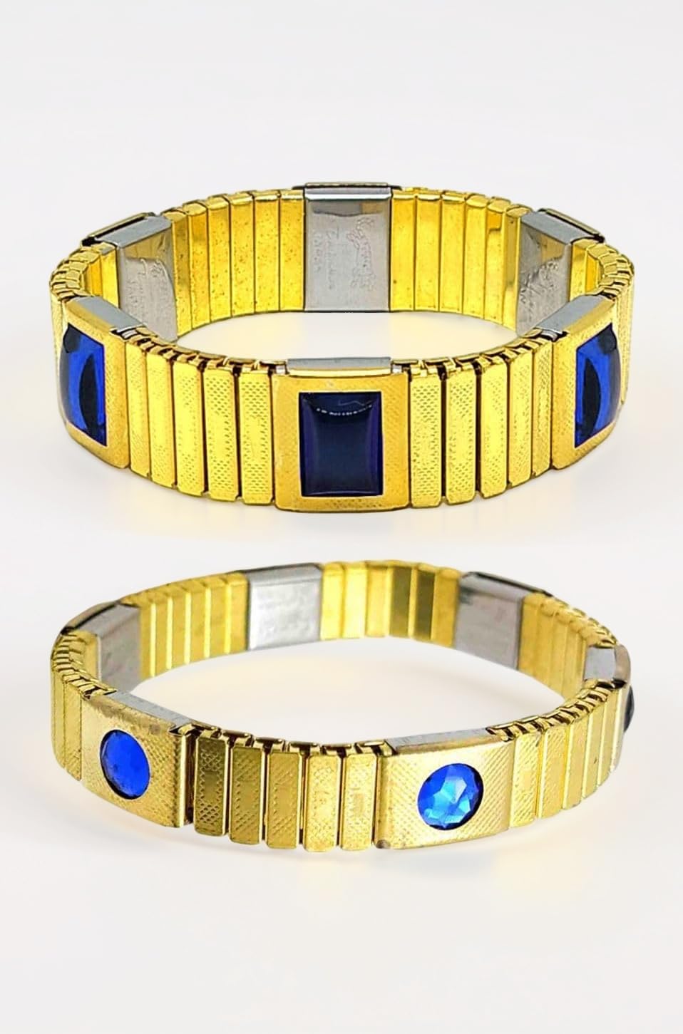 Bio Magnetic Bracelet For Men & Women/Blood Pressure Metal Chain/High Power Magnet/Energy Maintain/Blood Circulation & Therapy/Pain Relief/Pack of 2 Pis.