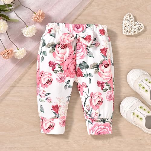 Miniatura 7 de Aalizzwell Conjunto de pantalones de canalé para bebés y niñas