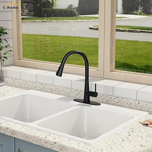 Miniatura 3 de Grifo de cocina sin contacto con rociador extraíble, sensor de movimiento inteligente, pulverizador extraíble de una sola manija, grifos de cocina,