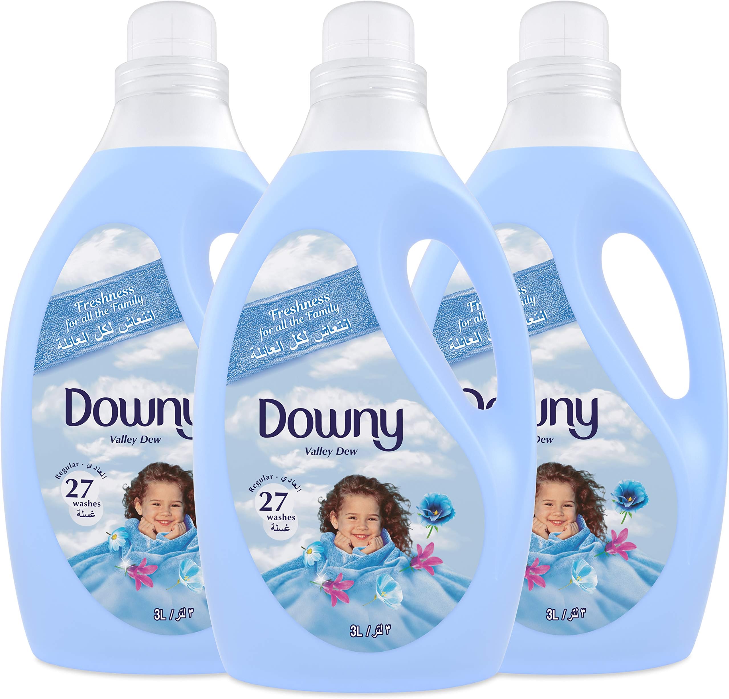 Regular Fabric Softener Valley Dew, 3 x 3L