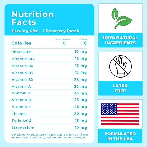 Miniatura 7 de Parches de golosinas para fiestas, paquete de 84 (tres paquetes de 28), despiértate renovado y energizado con nuestros ingredientes 100% naturales,