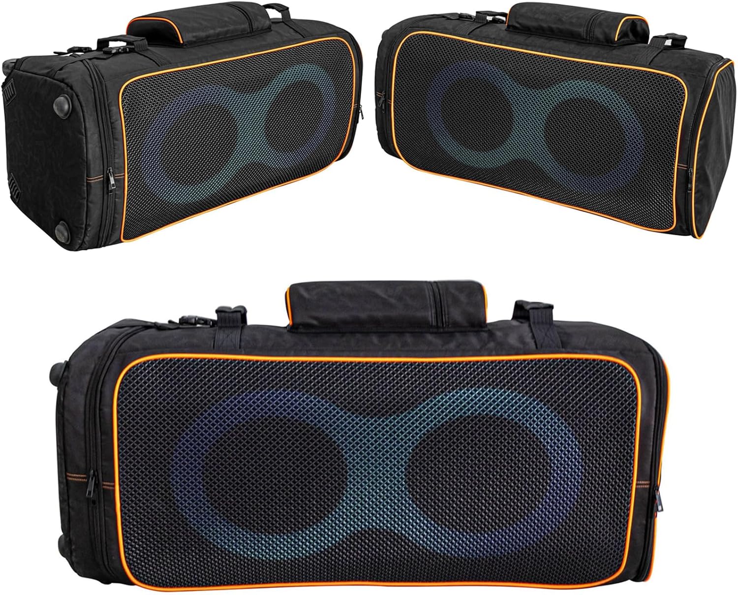 Carry Case Portable Tote Bag Travel Rugged Cover for JBL PartyBox 710 -Party Speaker,Microphone,Stand & Accessories,Black