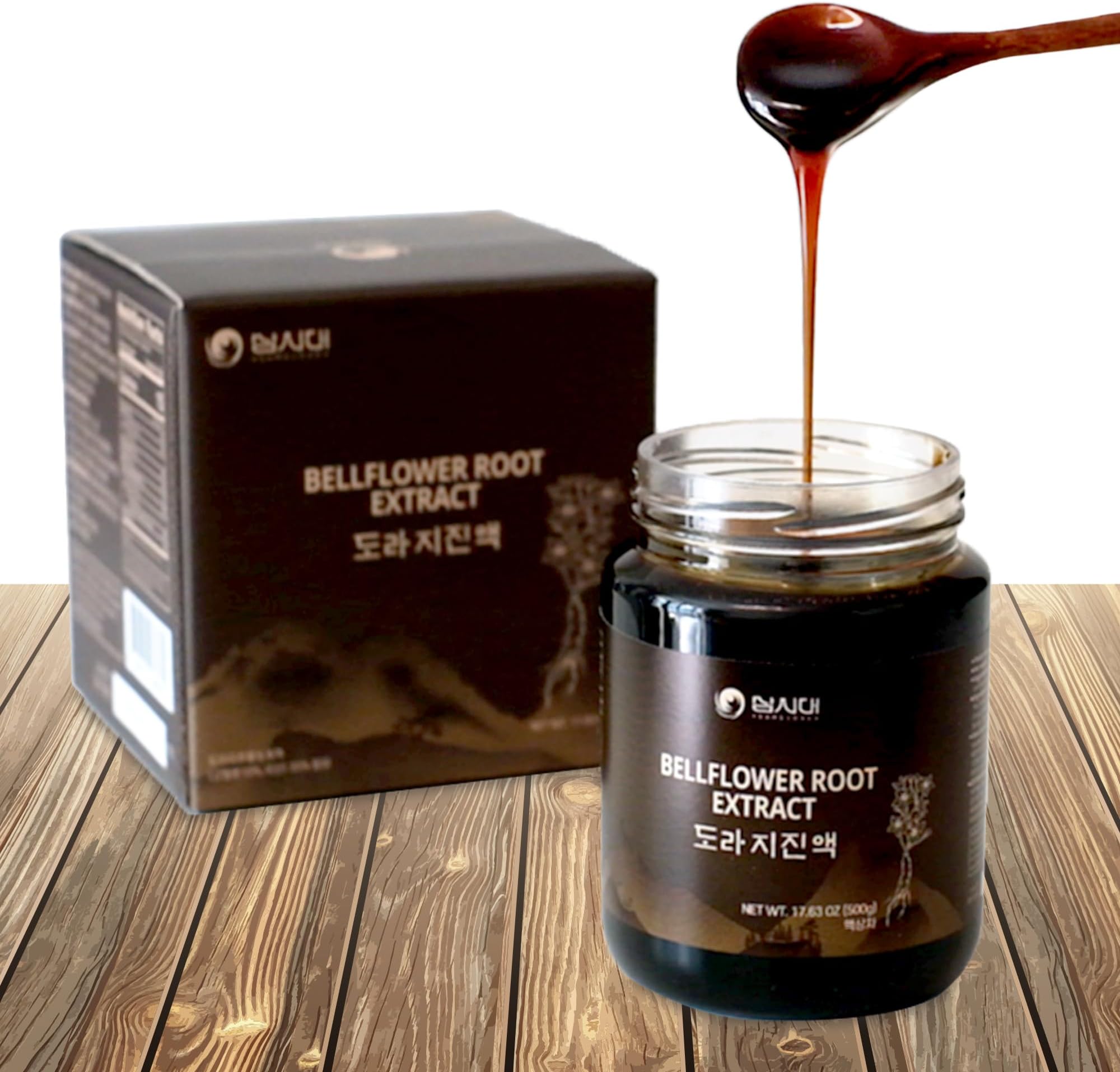 SAMSIDAE Bellflower, Pear, Quince, Ginger, Schizandra Berries, Jujube Extract. 500g, Good Source of Fiber, Potassium, Magnesium, Vitamin C&K, Sore Throat (Packaging May Vary)