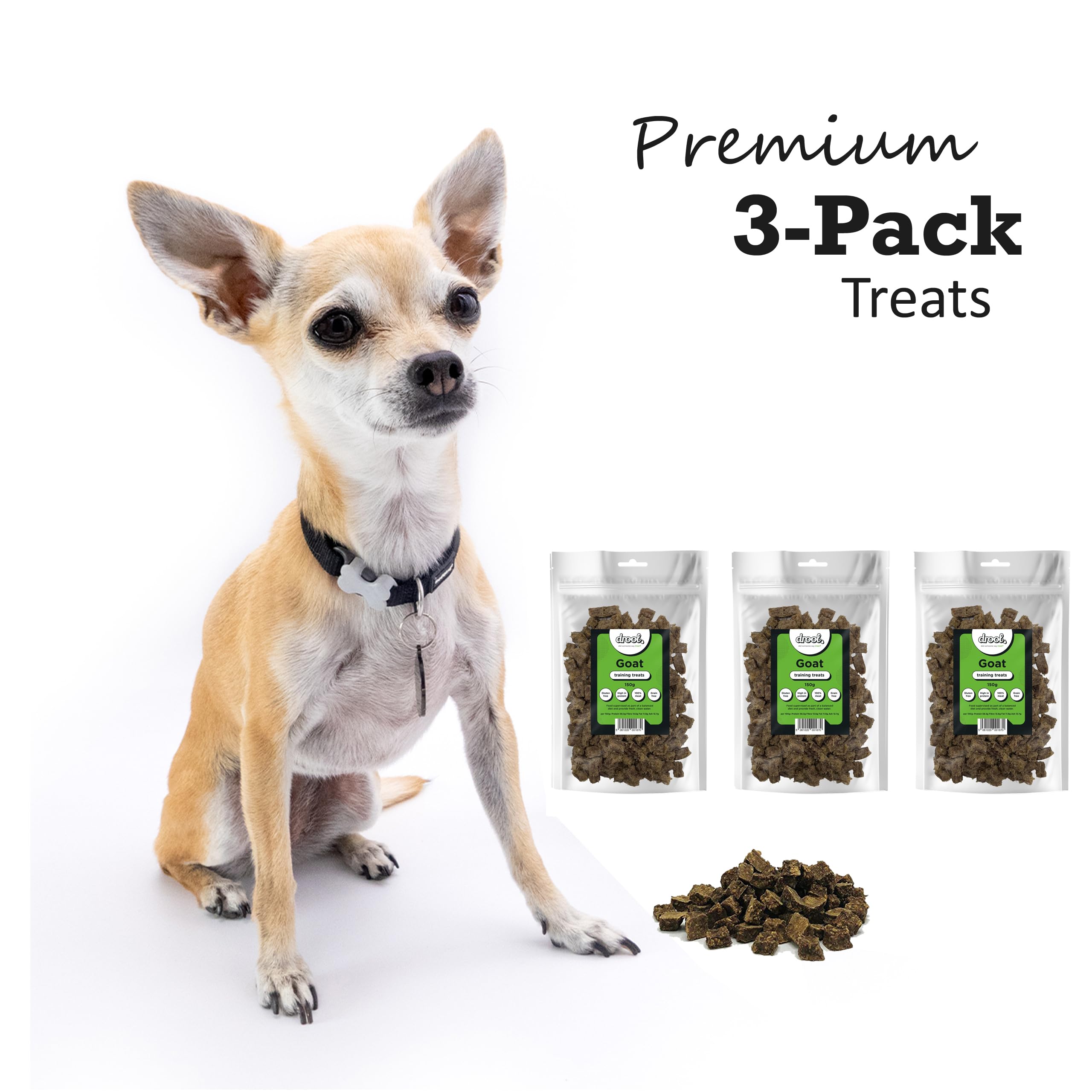 Drool Pet Products Natural Air Dried Dog Treats, 1 kg (Pack of 1) - Image 2