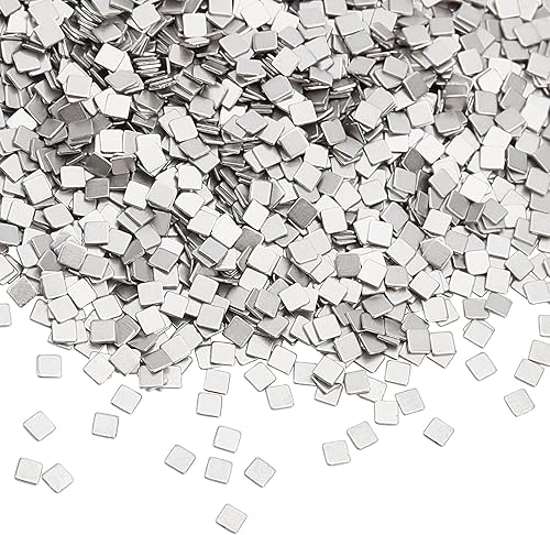 CHGCRAFT 1000 chips precortados de plata de 0.27 oz (7 gramos) de plata de soldadura ultra diminutas de densidad media, chips precortados para