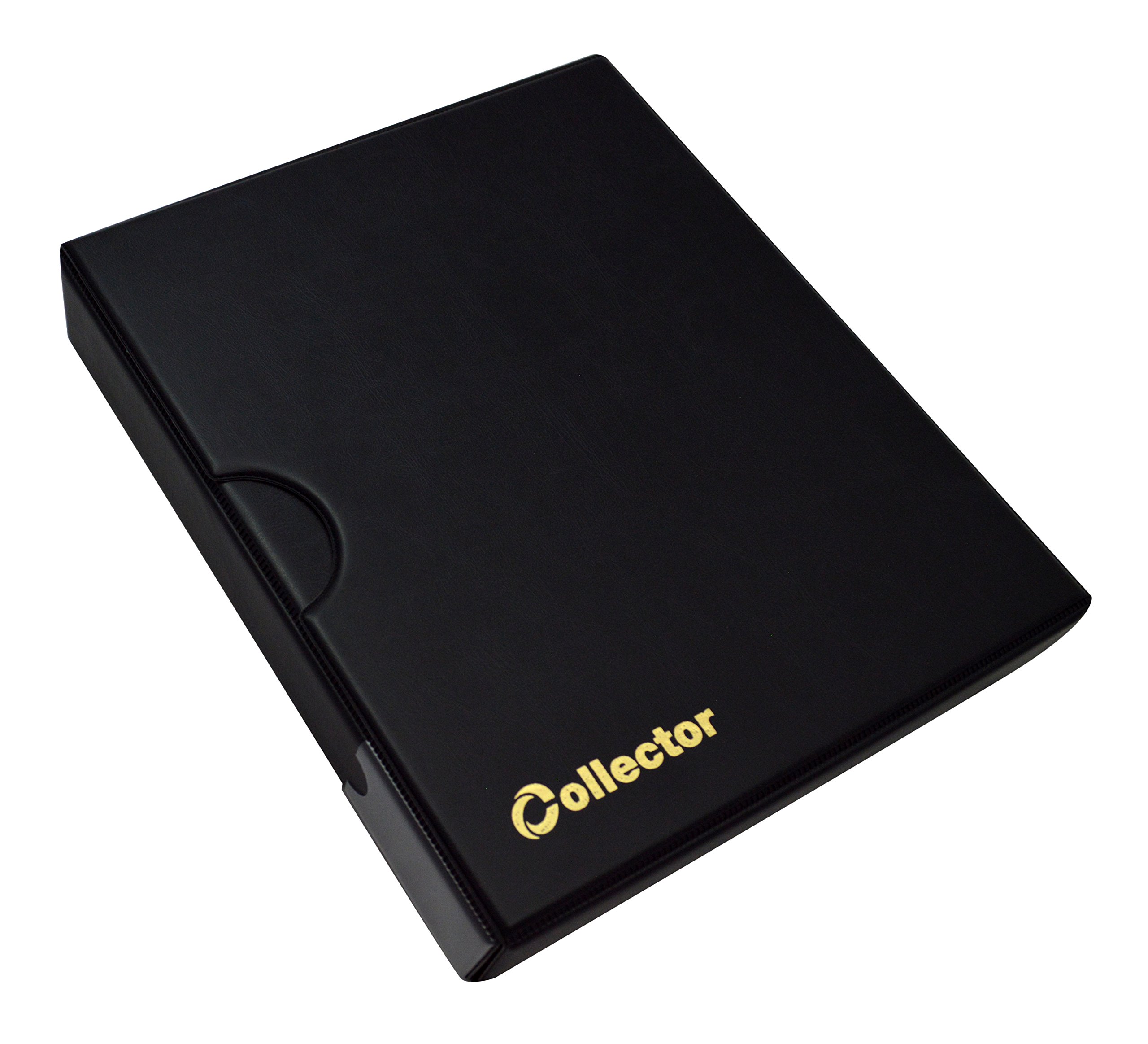COLLECTOR - Álbum con Estuche para Billetes, 10 páginas y 10 separadores, Gran Capacidad (Negro)