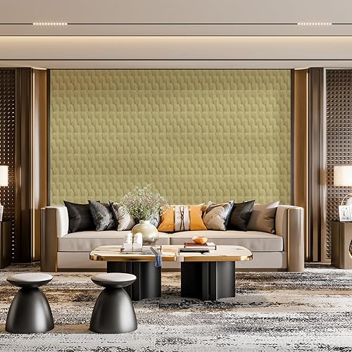 Miniatura 8 de STICKGOO Paquete de 12 paneles de pared 3D, paneles de pared decorativos de PVC con cinta de doble cara, 19.7 x 19.7 pulgadas, diseño de cactus,