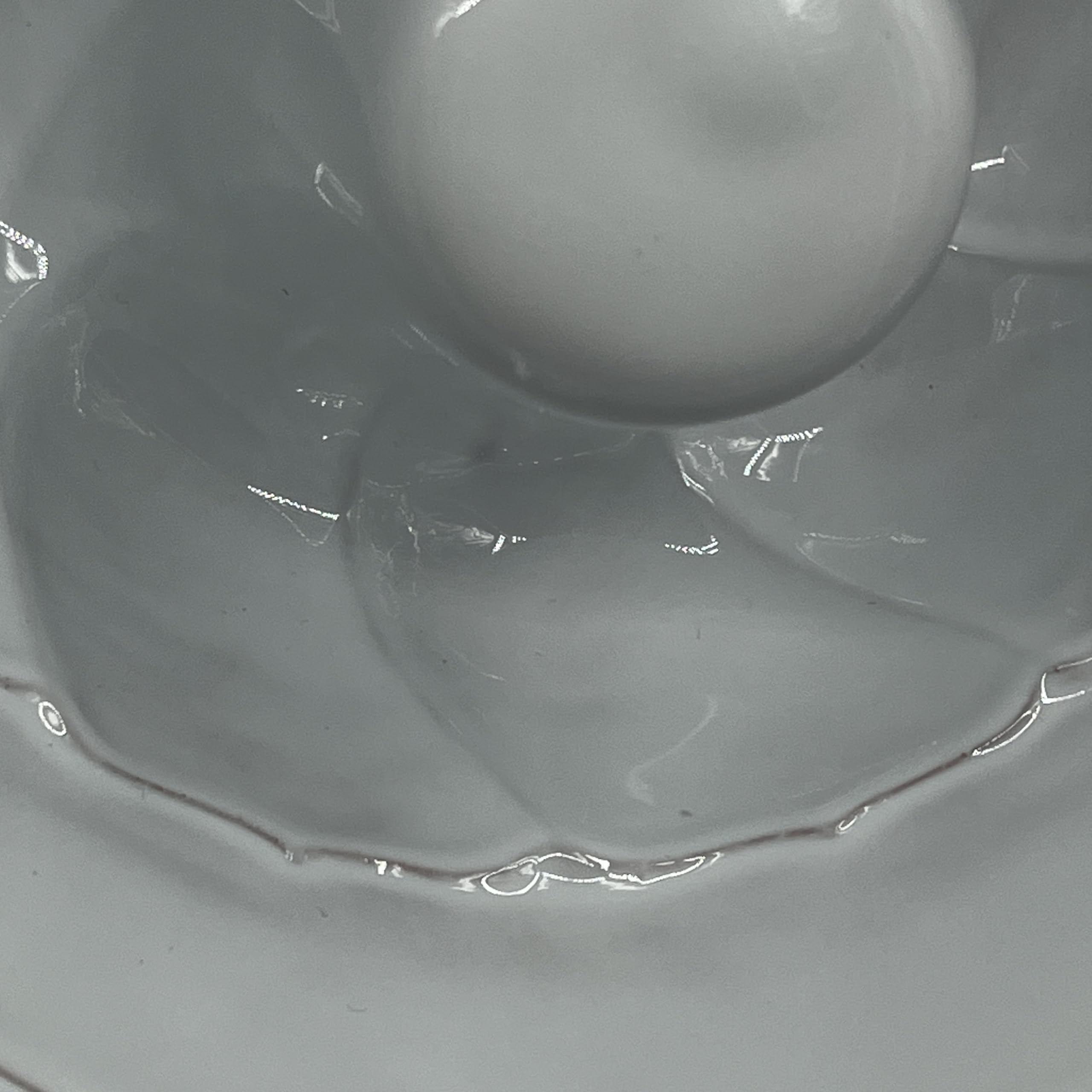 Generisch Moule à kouglof en porcelaine - Diamètre : 18 cm - Motif oignon vintage