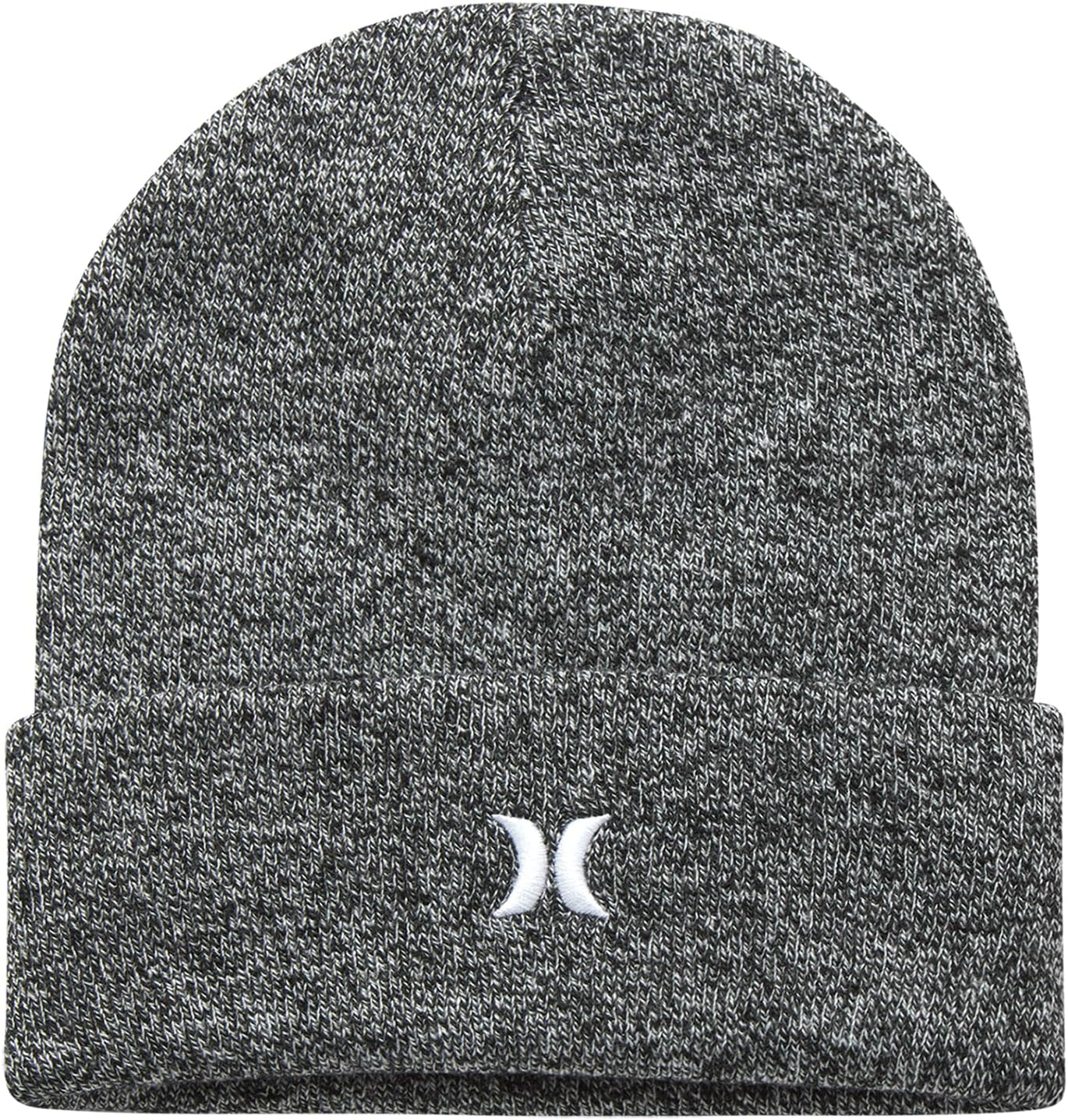 Hurley Men's Winter Hat - Heavyweight Slouchy Fit Icon Cuffed Beanie
