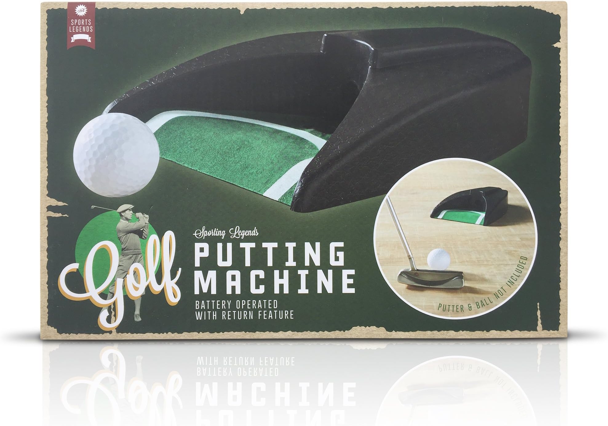 Golf Putt Return Putting Machine - Battery Operated