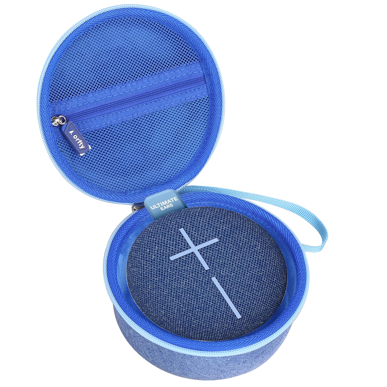 Case for Ultimate Ears MINIROLL Ultra-Portable Waterproof Bluetooth Speaker - Travel Protective Carrying Storage Bag (Blue)
