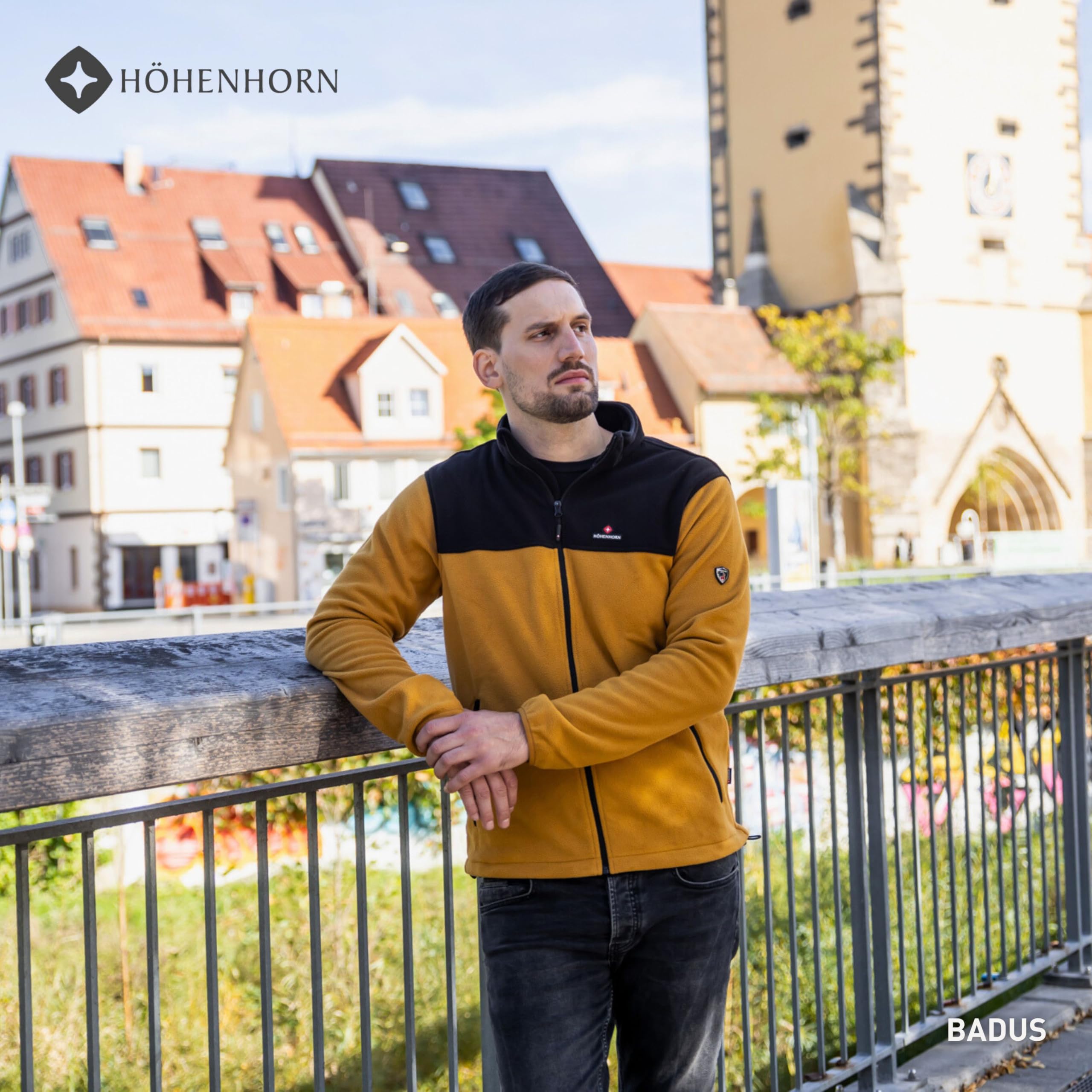 Höhenhorn Badus Chaqueta polar para hombre Cremallera completa Senderismo al aire libre Senderismo — view 2