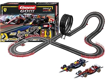 Carrera GO Slot Car Toy Race Track Set with High-Speed Cars, Racing Game for Boys, Girls, and Kids, Ages 6+, Speed Zone