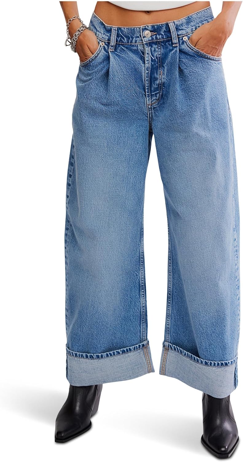 Free People Women's Alia Wide Leg Jeans