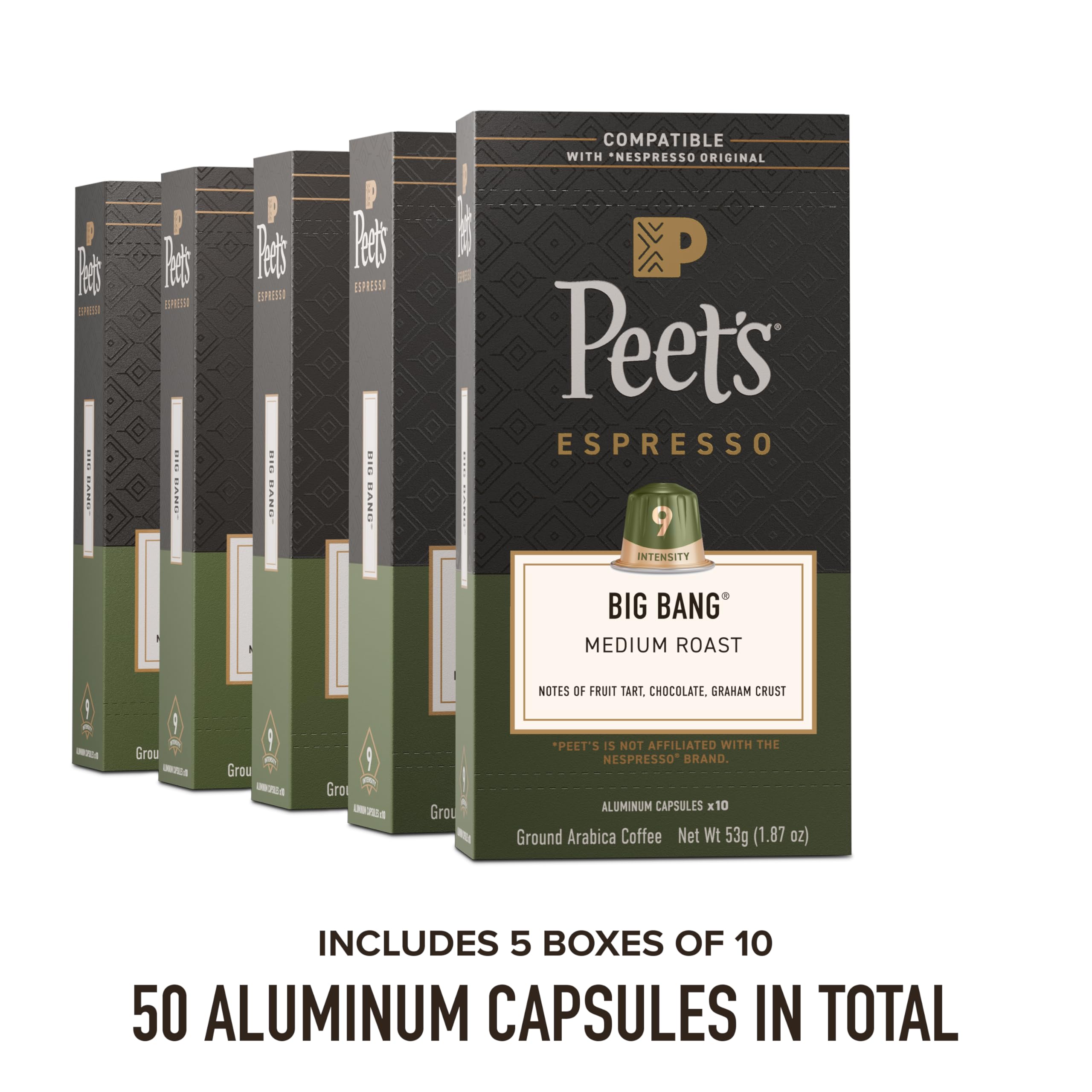 Amazon.com : Peet's Coffee, Medium Roast Espresso Capsules