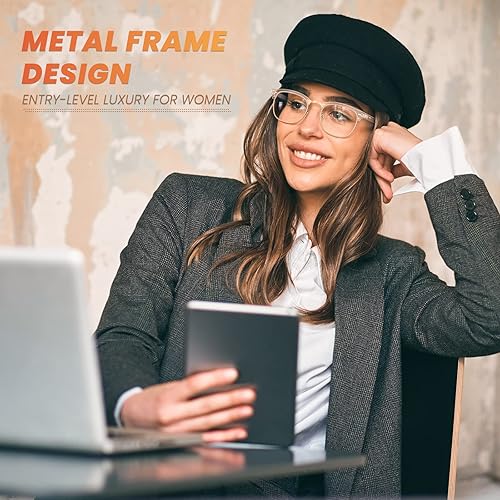 Miniatura 6 de racico Lentes de bloqueo de luz azul para computadora paquete de 3 lentes de luz azul para hombres y mujeres lentes de juego transparentes