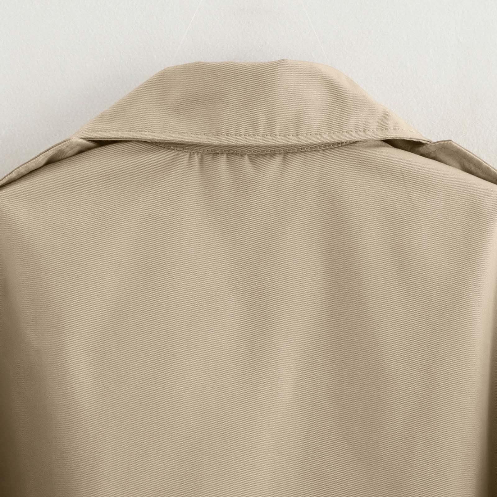 Trenchcoat Damen Kurz - Kurzer Jacke Zweireiher Kurzmantel Übergang Trench Coat Klassische Herbst Frühling Sommermantel Leichte Damenmantel Mantel Übergangsmantel Reverskragen 4