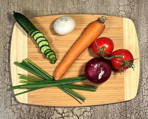 Miniatura 2 de CBN115 Napa Tabla de cortar de bambú para cocina | Bloque de carnicero | Tabla de cortar - 15 x 12 x 0.75 pulgadas