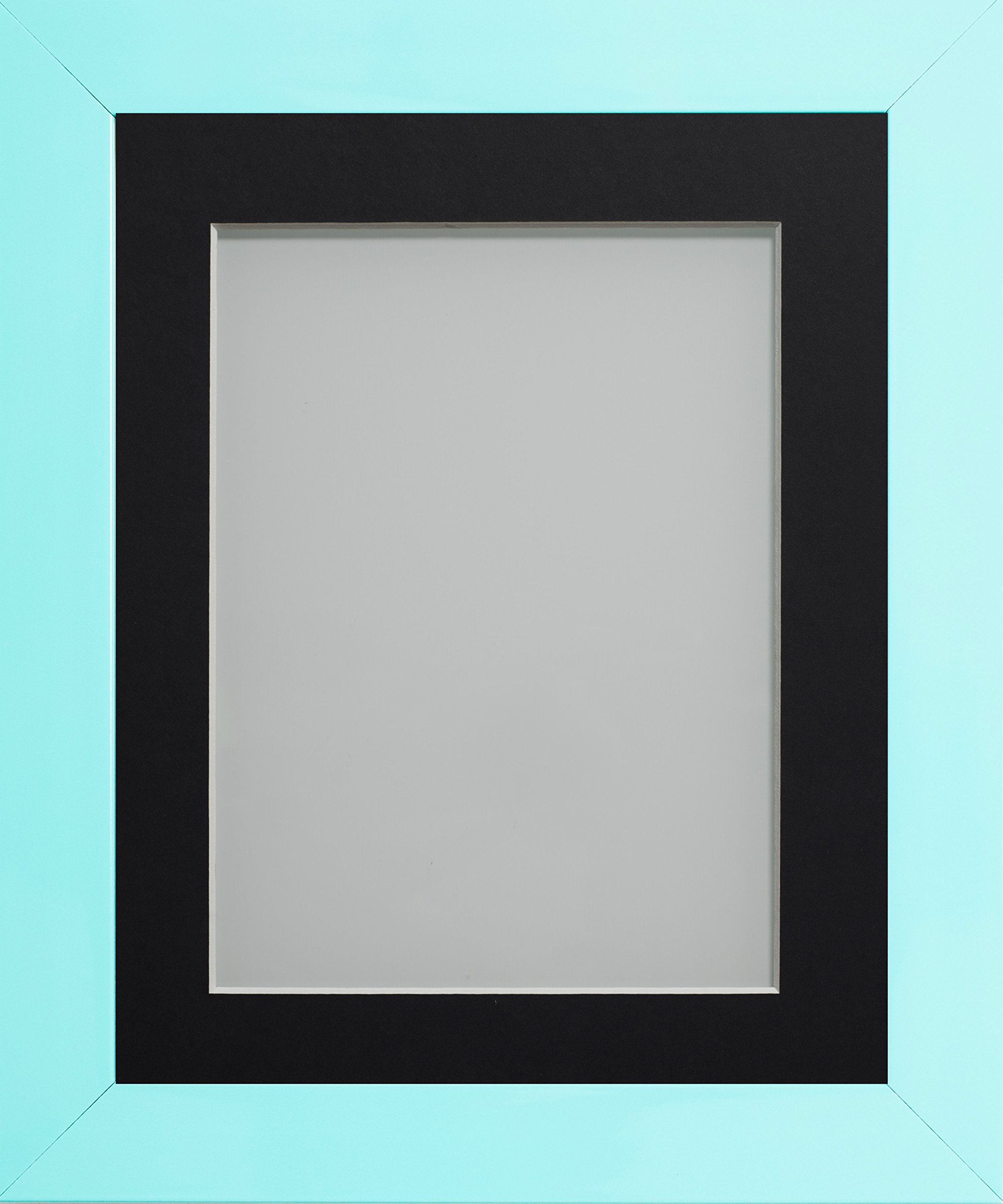 Frame Company Candy Range Aqua Blue A3 Frame With Black Mount for image size A4