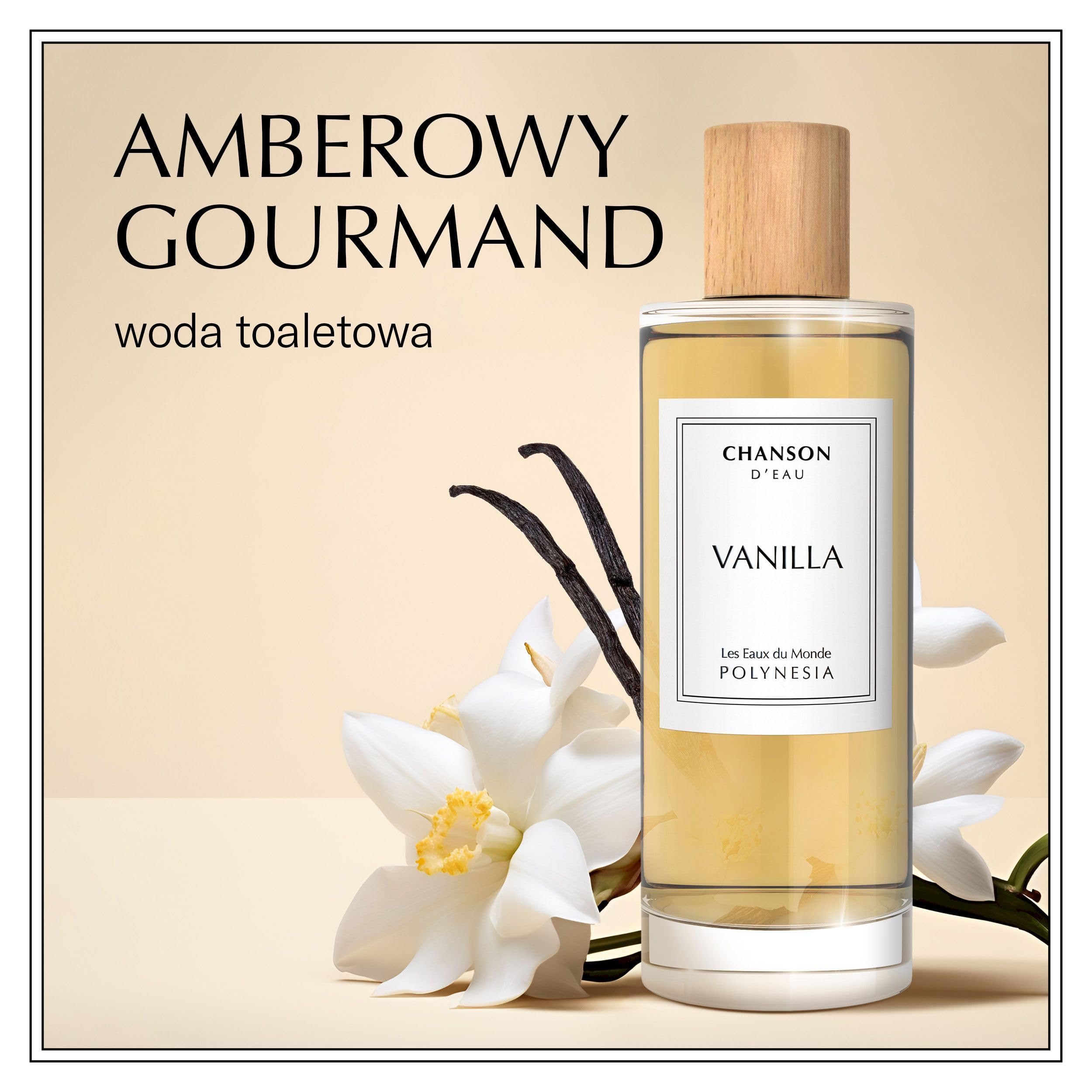 Chanson d’Eau Vanilla woda toaletowa dla kobiet o słodkim waniliowym zapachu, 100 ml
