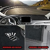 Vista 3 de CZCGYDY Funda de tablero para Nissan Altima 2025 2024 2023 2022 2021 2020 2019, alfombrilla de franela de ajuste personalizado, almohadilla