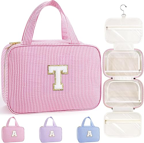 Miniatura 62 de TOPEAST Regalos de Navidad para mujeres, adolescentes, niñas, niños, bolsa de aseo colgante de viaje y bolsa de maquillaje, bolsa de aseo inicial